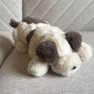 Jellycat Dashing Dog 11 inches - White and Grey/Brown